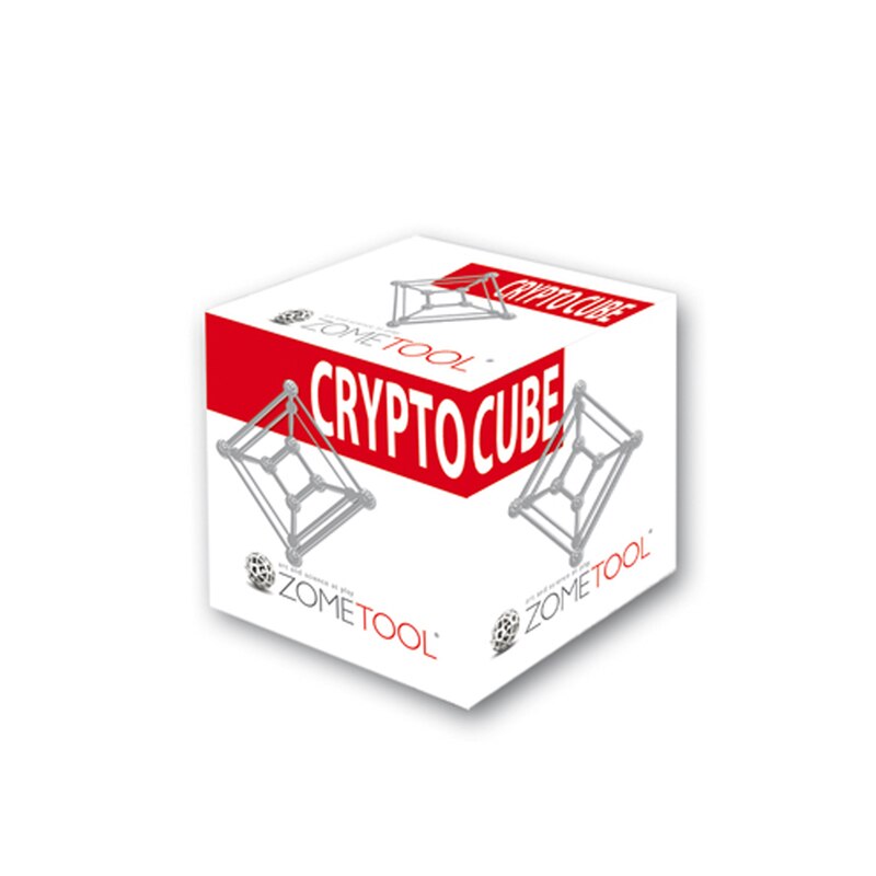 Set de constructie Zometool, Cryptocube, 370 piese