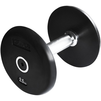 Gantera fitness Kondition, coating cauciuc, 2.5 kg, Negru Gantera fitness Kondition, coating cauciuc, 2.5 kg, Negru