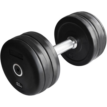 Gantera fitness Kondition, coating cauciuc, 12.5 kg, Negru Gantera fitness Kondition, coating cauciuc, 12.5 kg, Negru