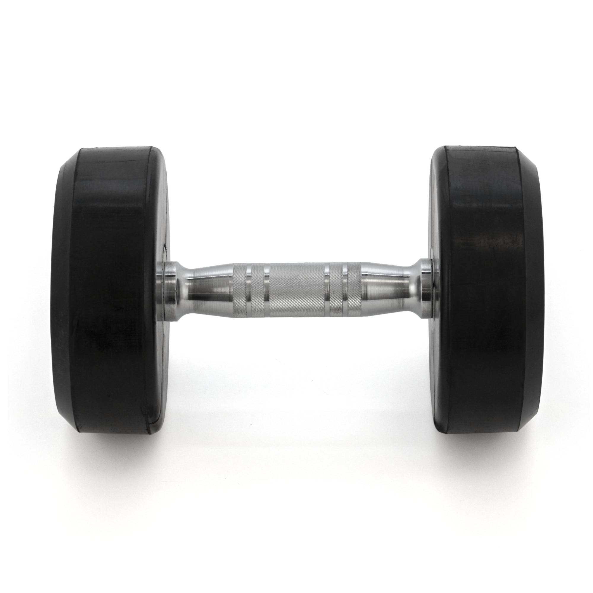 Gantera fitness Kondition, coating cauciuc, 12.5 kg, Negru - eMAG.ro