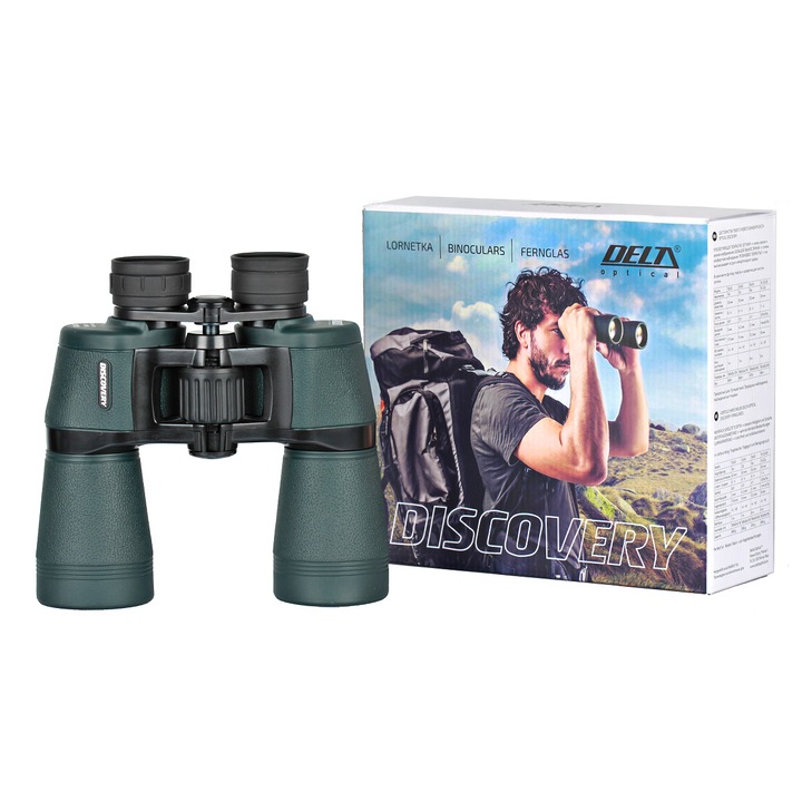 Бинокъл Delta Optical Discovery 16x50, Зелен, 848 g