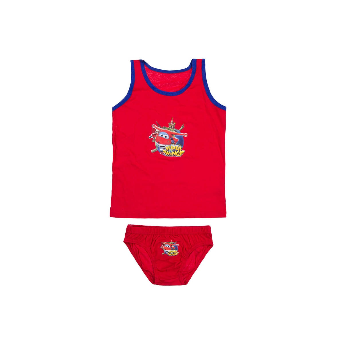 Set maiou si chiloti, Super Wings, pentru baieti, rosu