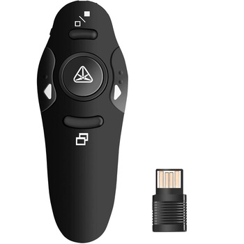 Telecomanda Wireless Techstar pentru Prezentare, cu pointer Laser, Butoane SlideShow, USB Telecomanda Wireless Techstar pentru Prezentare, cu pointer Laser, Butoane SlideShow, USB