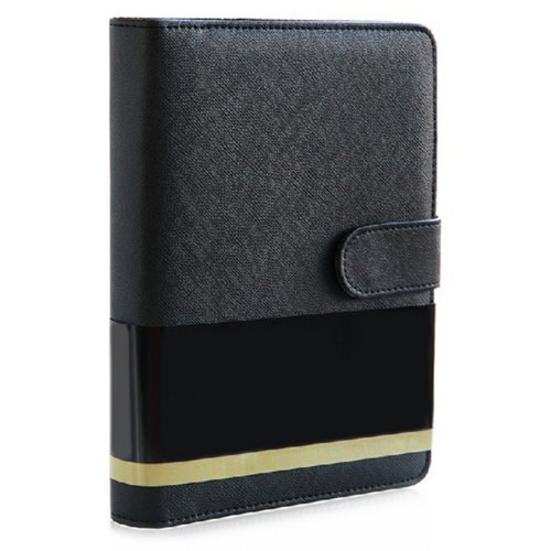Agenda organizer pe negru 145*210 mm, Deli