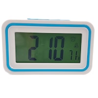 Ceas multifunctional birou, vorbitor pentru nevazatori,digital, dalimag, albastru