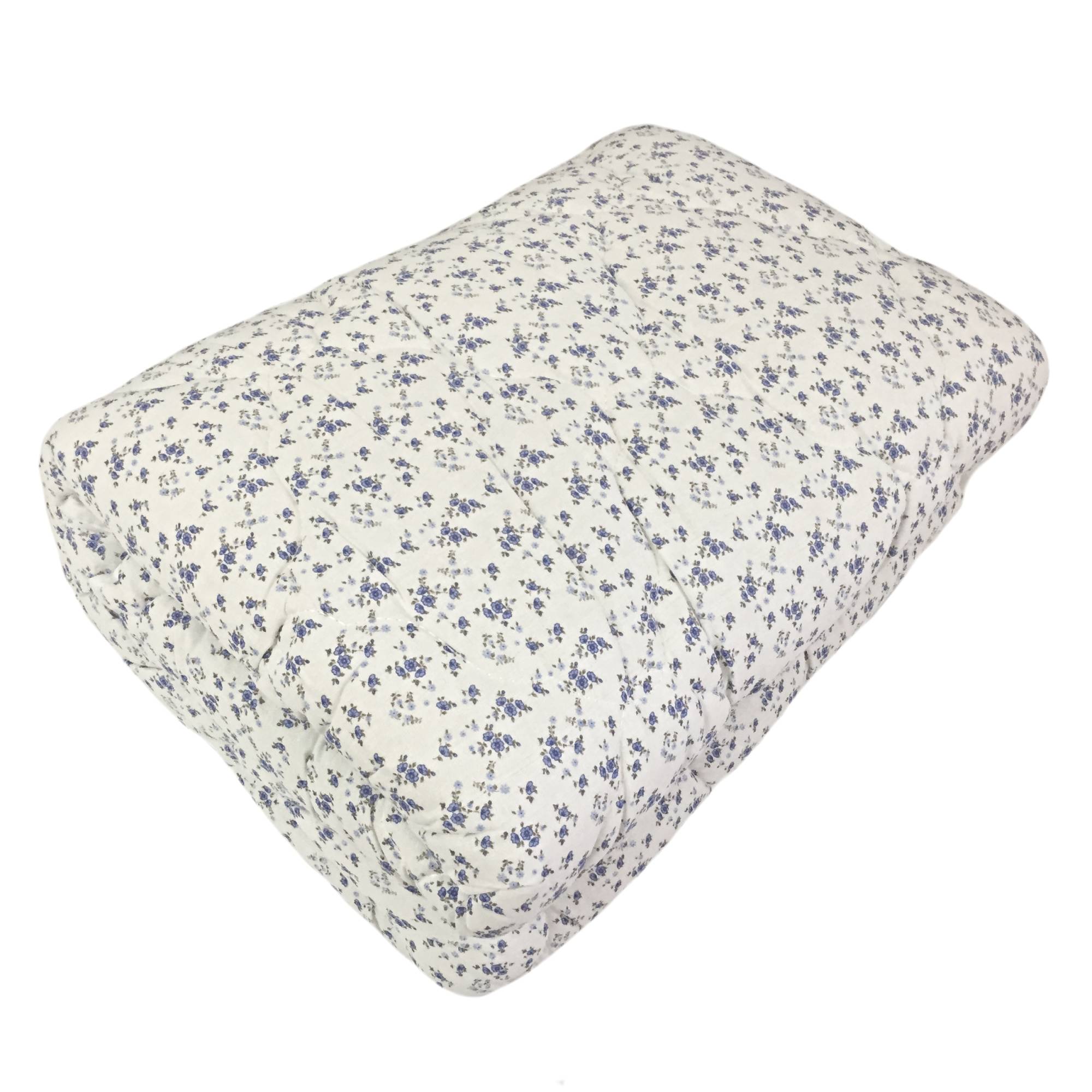 Pilota HomeStill, bumbac, imprimata, lavabila, 180x210cm, model floral