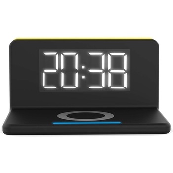 Incarcator wireless fast charge TerraTec ChargeAir clock, negru Incarcator wireless fast charge TerraTec ChargeAir clock, negru