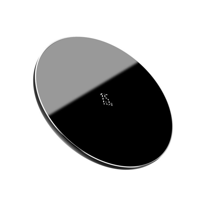 Incarcator Wireless Ultra Slim Baseus Quick Charger 15w, Negru - Wxjk-b01