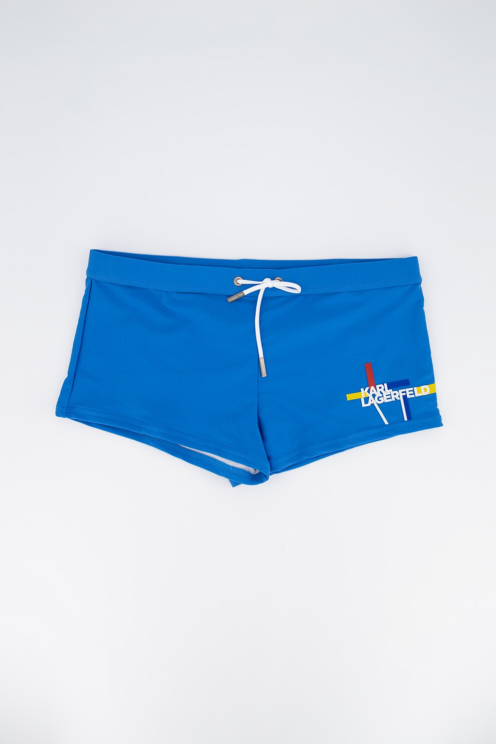 Karl Lagerfeld, Boxeri de baie cu detaliu logo, Albastru