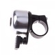 Clopot metalic bicicleta, Paolo, Alb/Negru