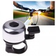 Clopot metalic bicicleta, Paolo, Alb/Negru