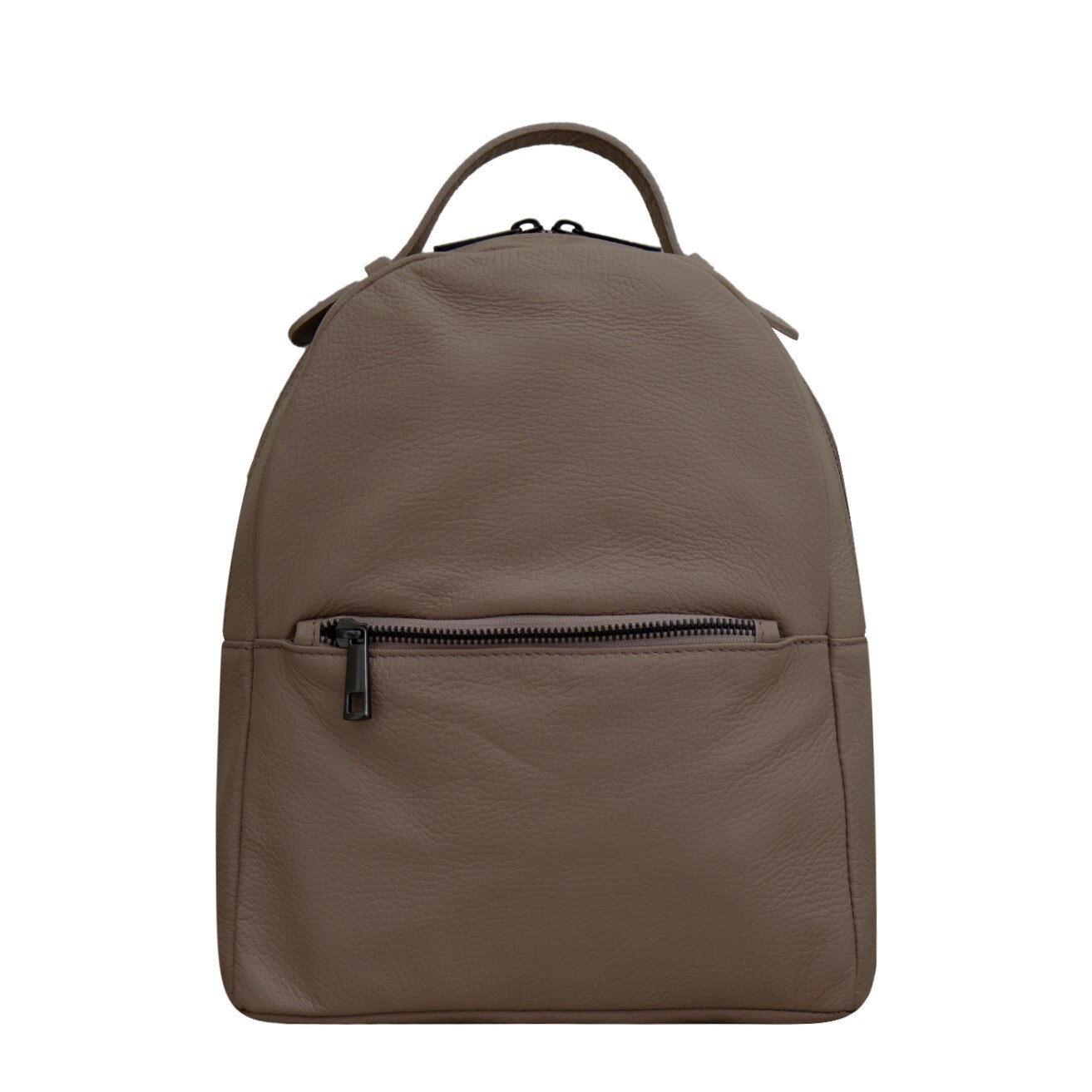 Rucsac de dama din piele naturala Eva Bags, Bianca roz