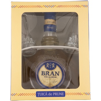 Tuica Prune Bran & doua toiuri goale, 40%, 0.7 L Tuica Prune Bran & doua toiuri goale, 40%, 0.7 L