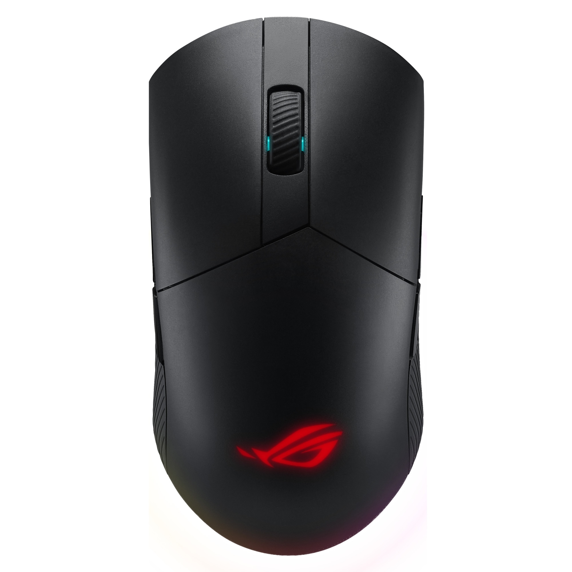 Mouse gaming wireless ASUS ROG Pugio II, RGB, switch-uri Omron, ambidextru, 16000 dpi, 7 butoane, conectivitate triplu-mod (cu fir /2.4 GHz/Bluetooth), iluminare Aura Sync, Negru