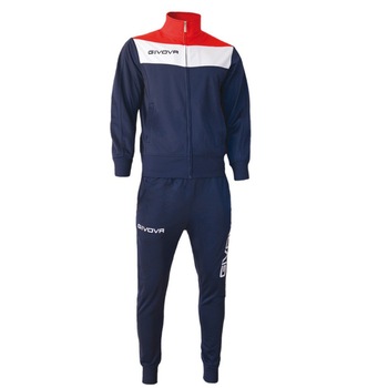 Trening prezentare Tuta Campo, Givova, bleumarin/rosu, 2XS Trening prezentare Tuta Campo, Givova, bleumarin/rosu, 2XS