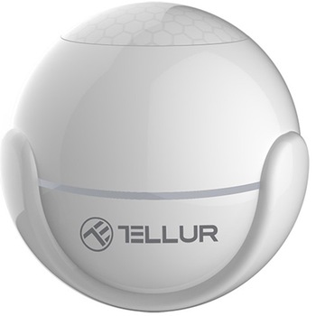 Senzor de miscare Tellur WiFi Smart, PIR, Alb Senzor de miscare Tellur WiFi Smart, PIR, Alb