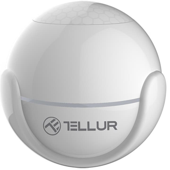 Сензор за движение Tellur WiFi Smart, PIR, Бял