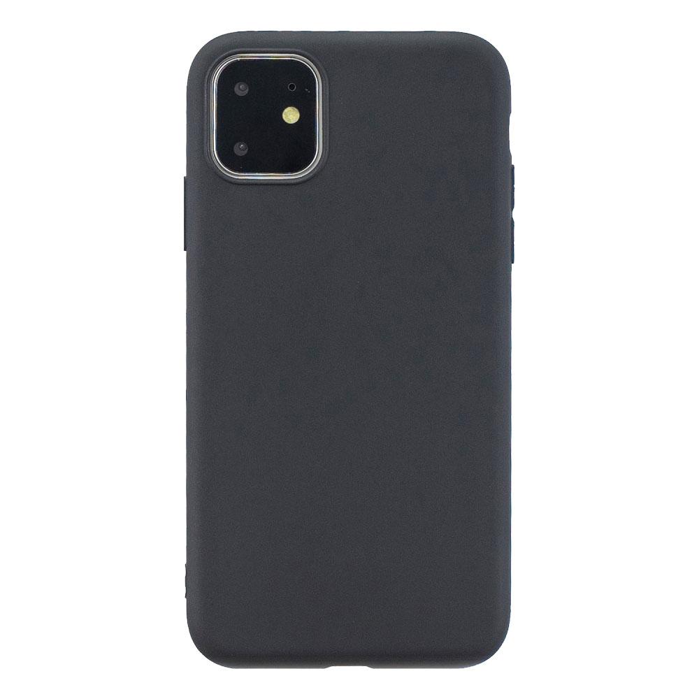 Husa silicon Apple iPhone 11 Pro Max Matte, Antisoc, TPU Negru