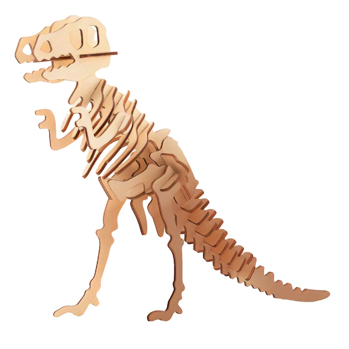 Fa puzzle 3D Johntoy Dinoszauruszok - T-Rex