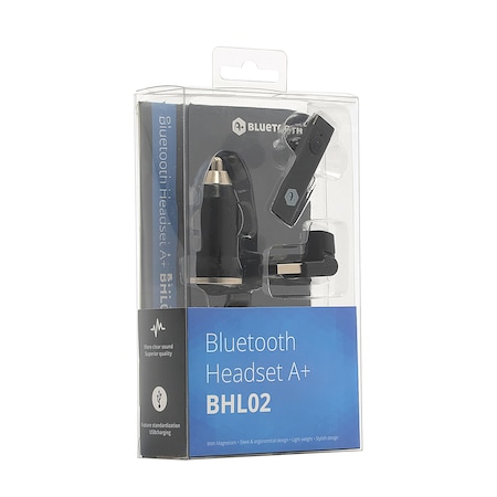 Casca Bluetooth A+ BHL02, Negru