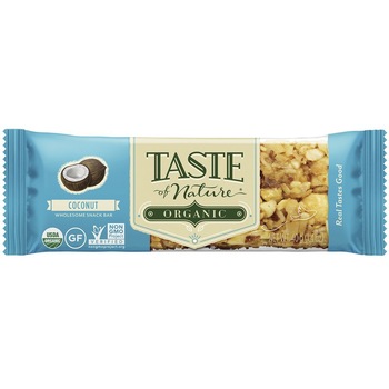 Baton bio cu cocos Taste of Nature 40g (vegan, fara gluten) Baton bio cu cocos Taste of Nature 40g (vegan, fara gluten)