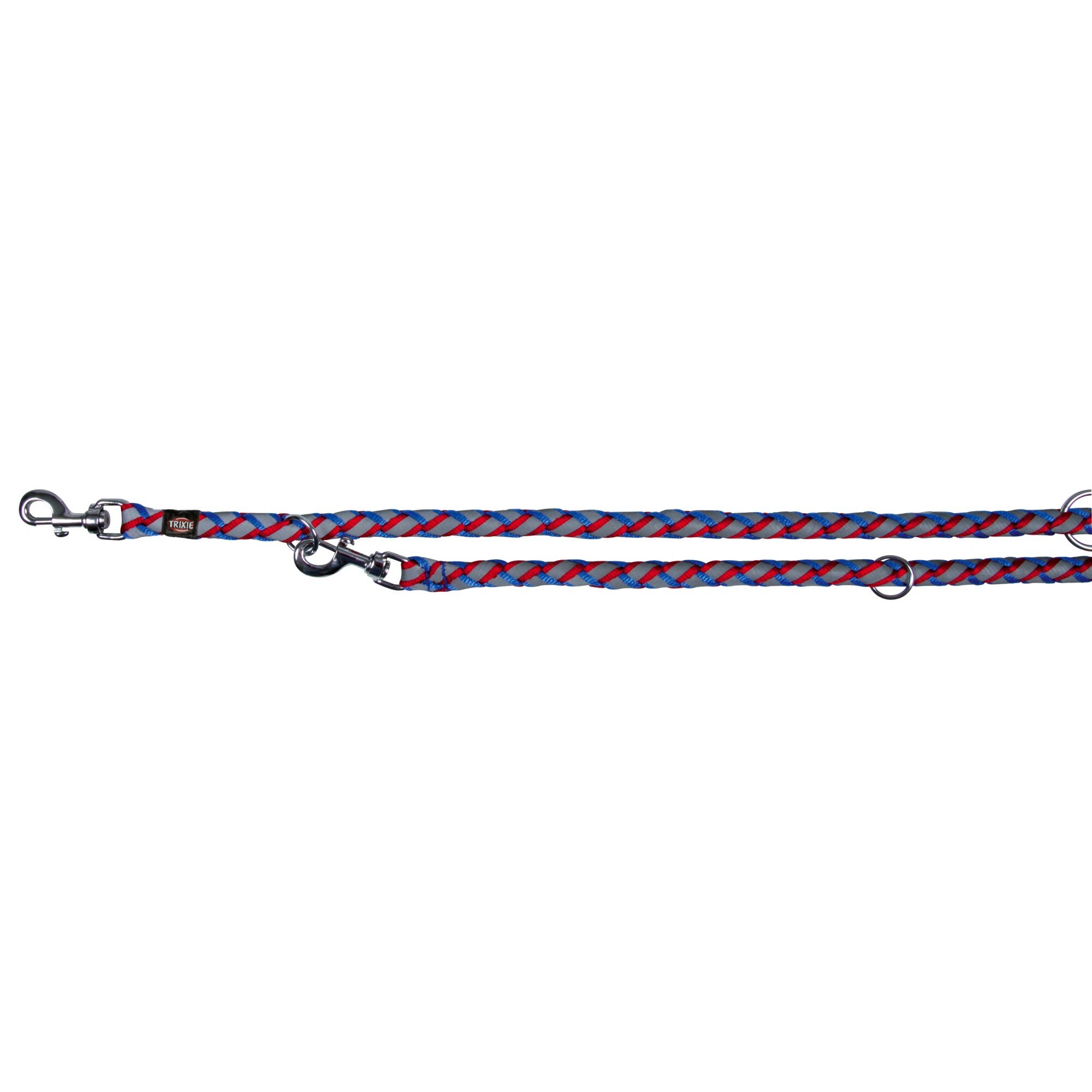 Lesa Trixie Reflectorizanta 2m/18mm Albastru/Rosu 13592