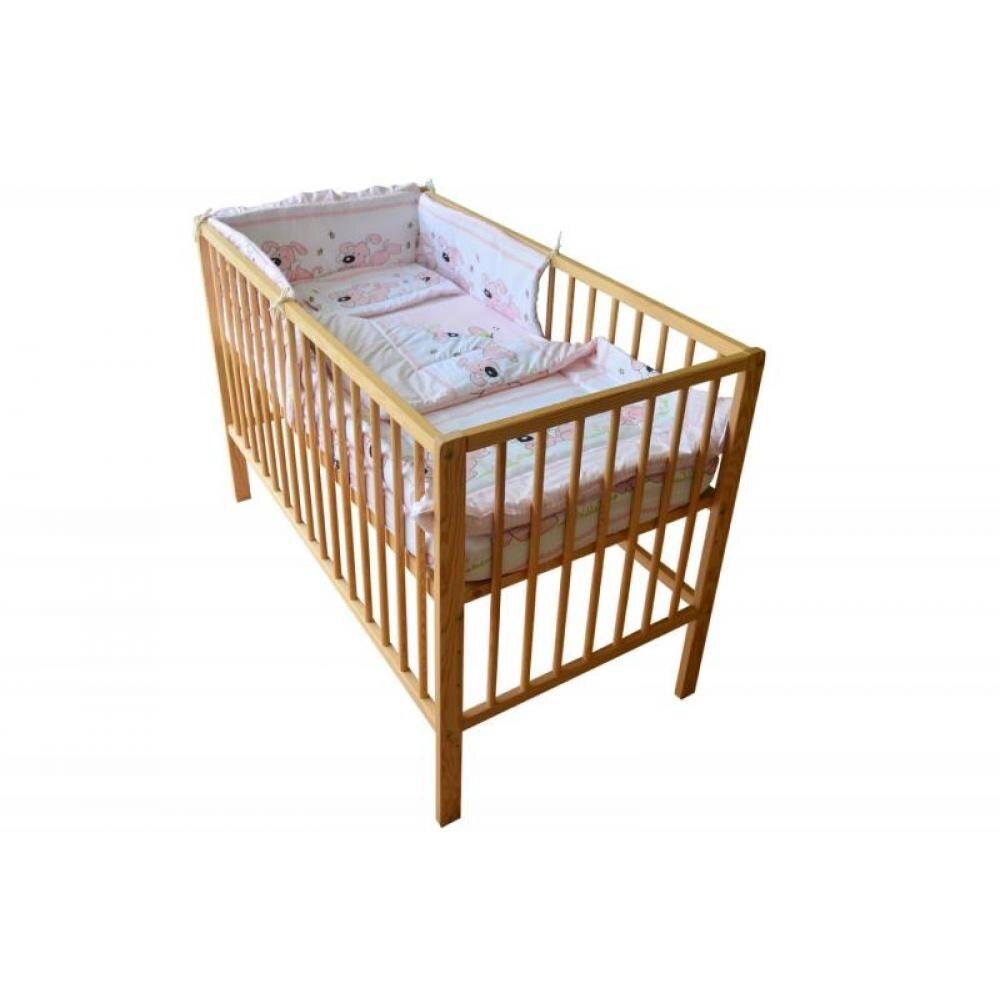 Lenjerie MyKids CATELUS Roz 4+1 piese 140x70 cm