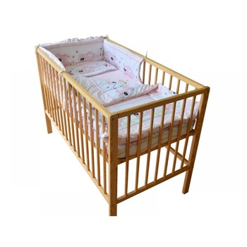 Lenjerie MyKids CATELUS Roz 4+1 piese 120x60 cm Lenjerie MyKids CATELUS Roz 4+1 piese 120x60 cm
