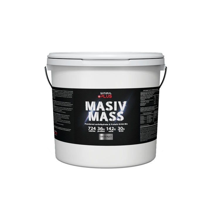 Gainer pentru cresterea masei musculare -Masiv Mass 4000 g, cocos