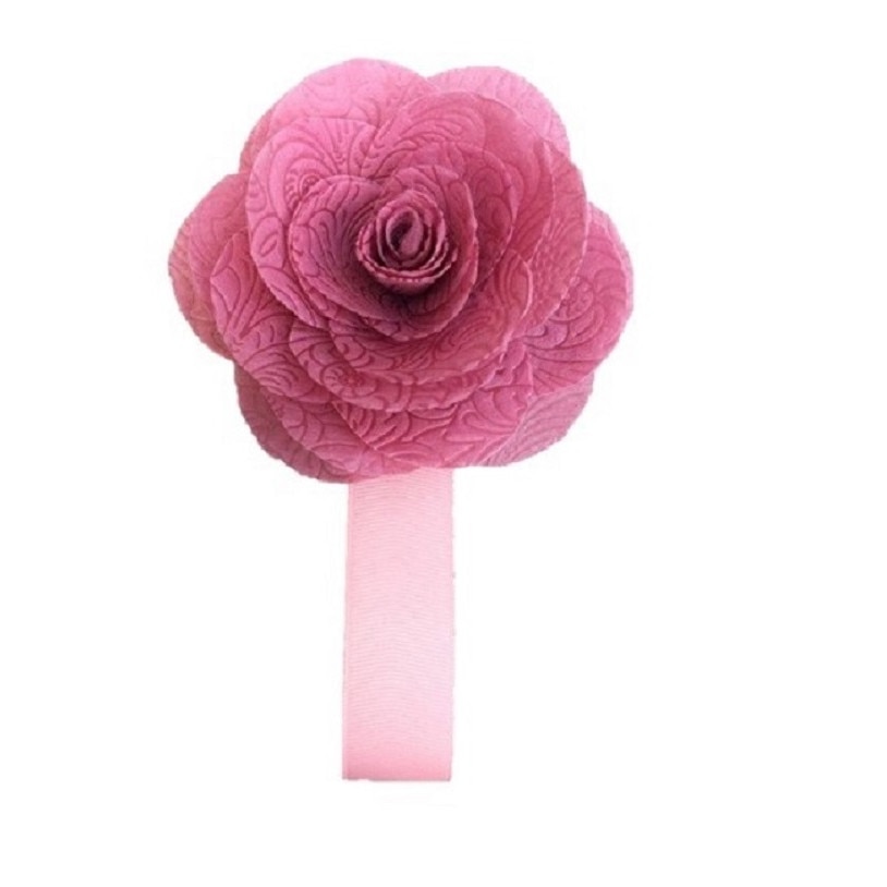 Set 2 magneti perdea trandafiri roz prafuit