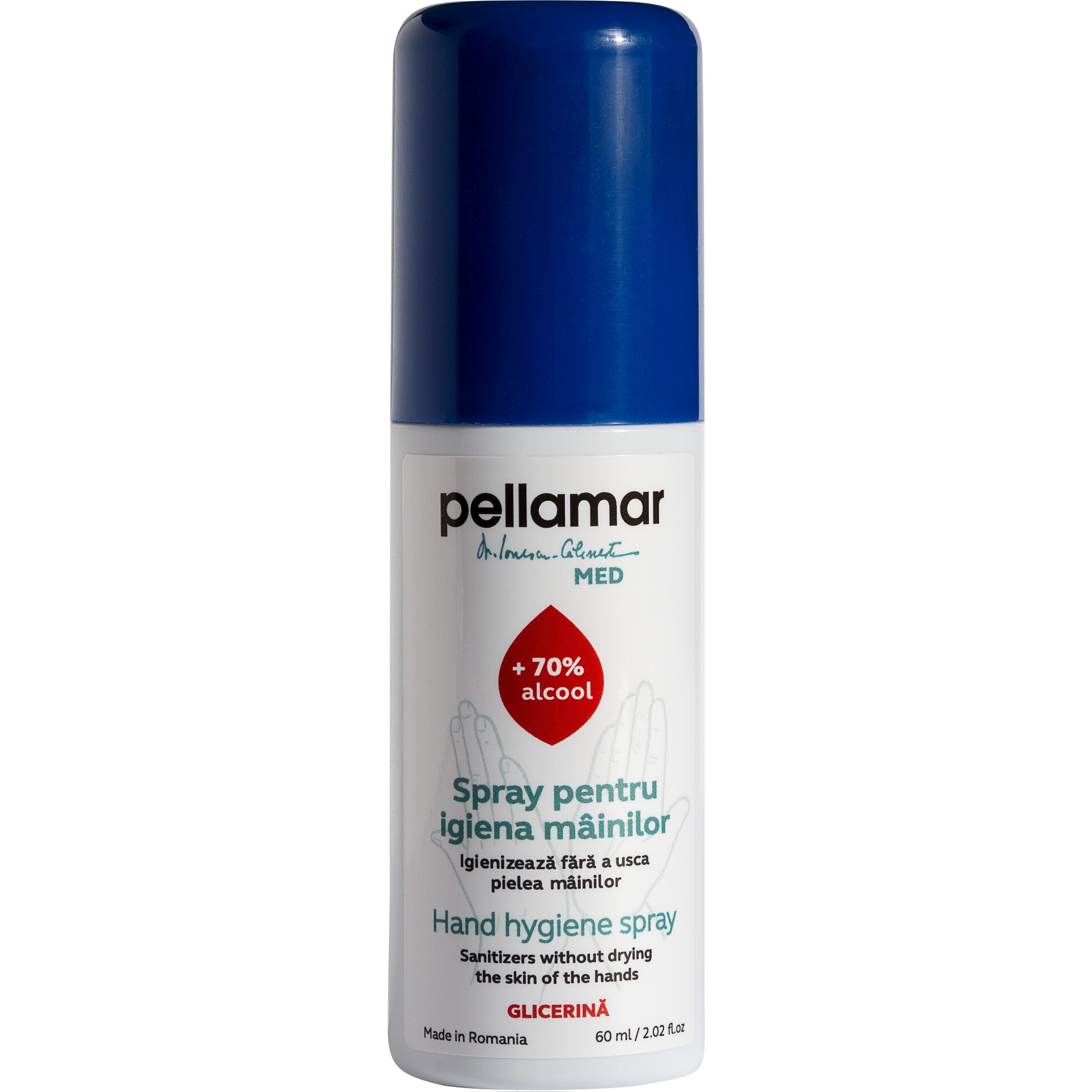 Spray pentru igiena mainilor PELLAMAR, 60 ml