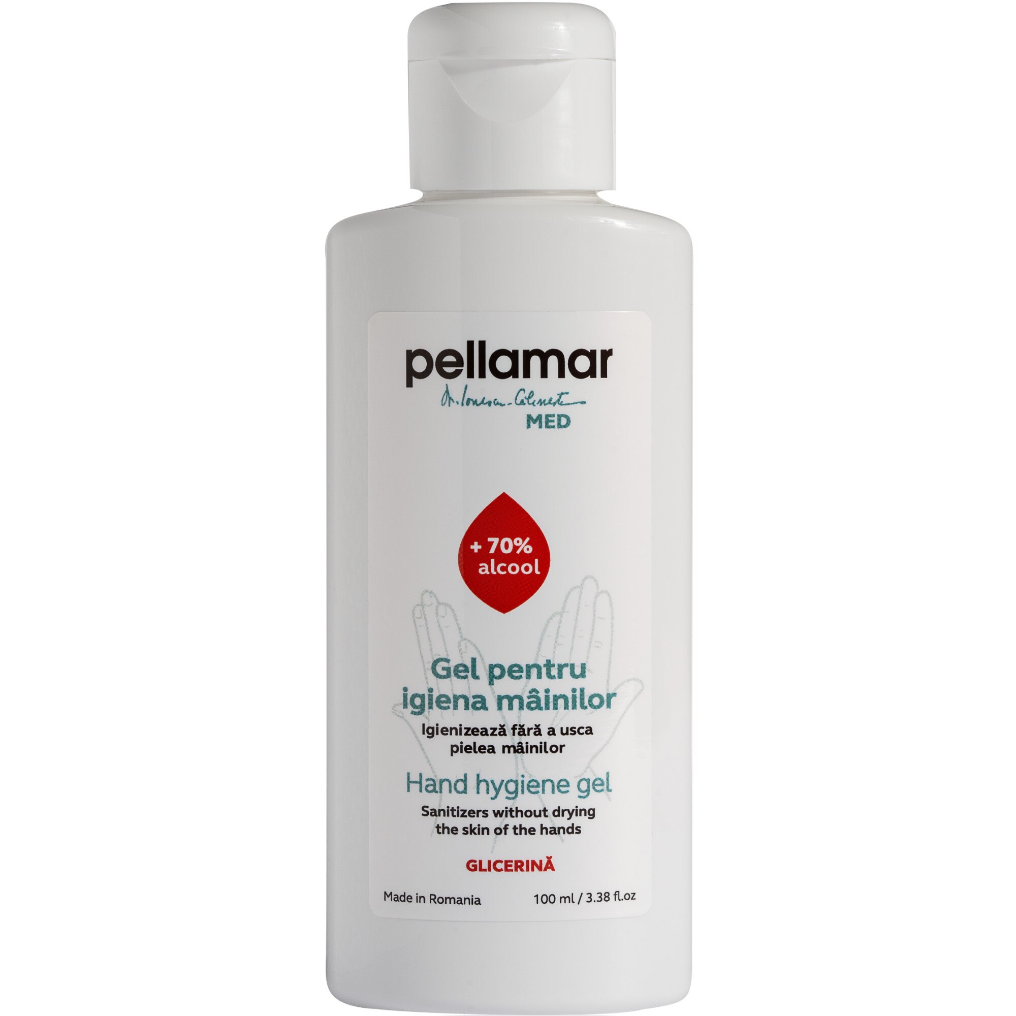 Gel pentru igiena mainilor PELLAMAR, 100 ml
