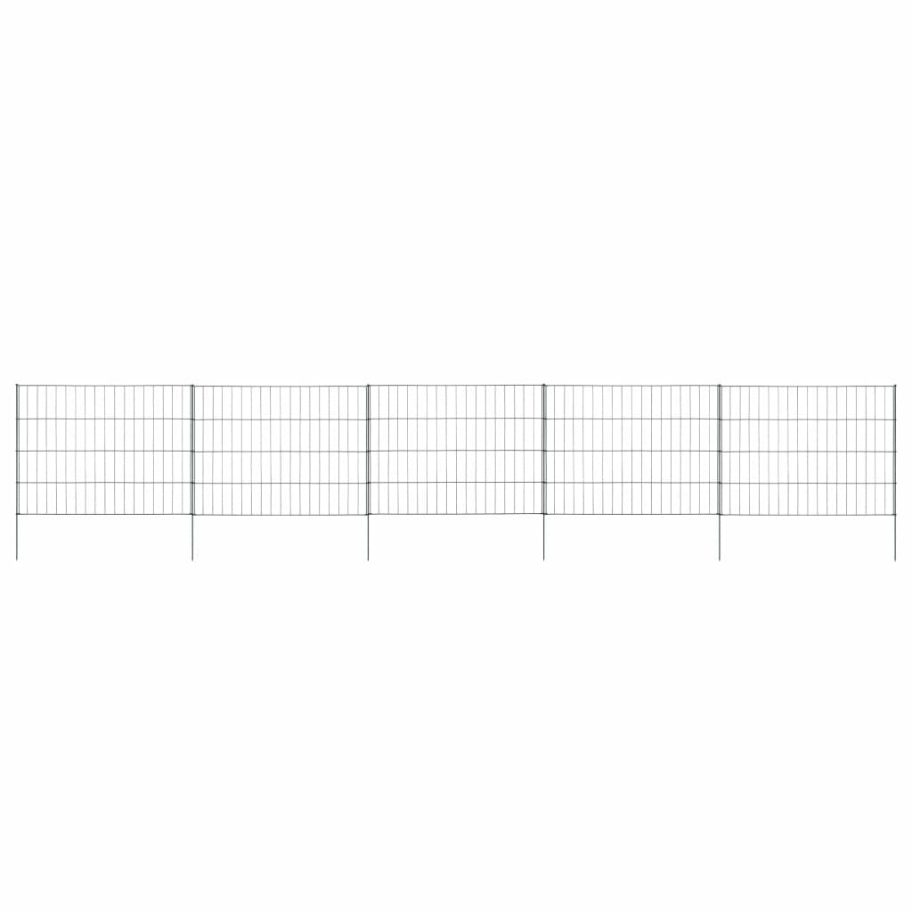 Gard iaz vidaXL, Otel, 115 x 79 cm, Verde