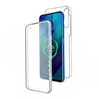 Husa compatibila Huawei Nova 5T - 360° Full Body (Fata+Spate) - silicon+plastic - Transparenta - Gekko Mobile