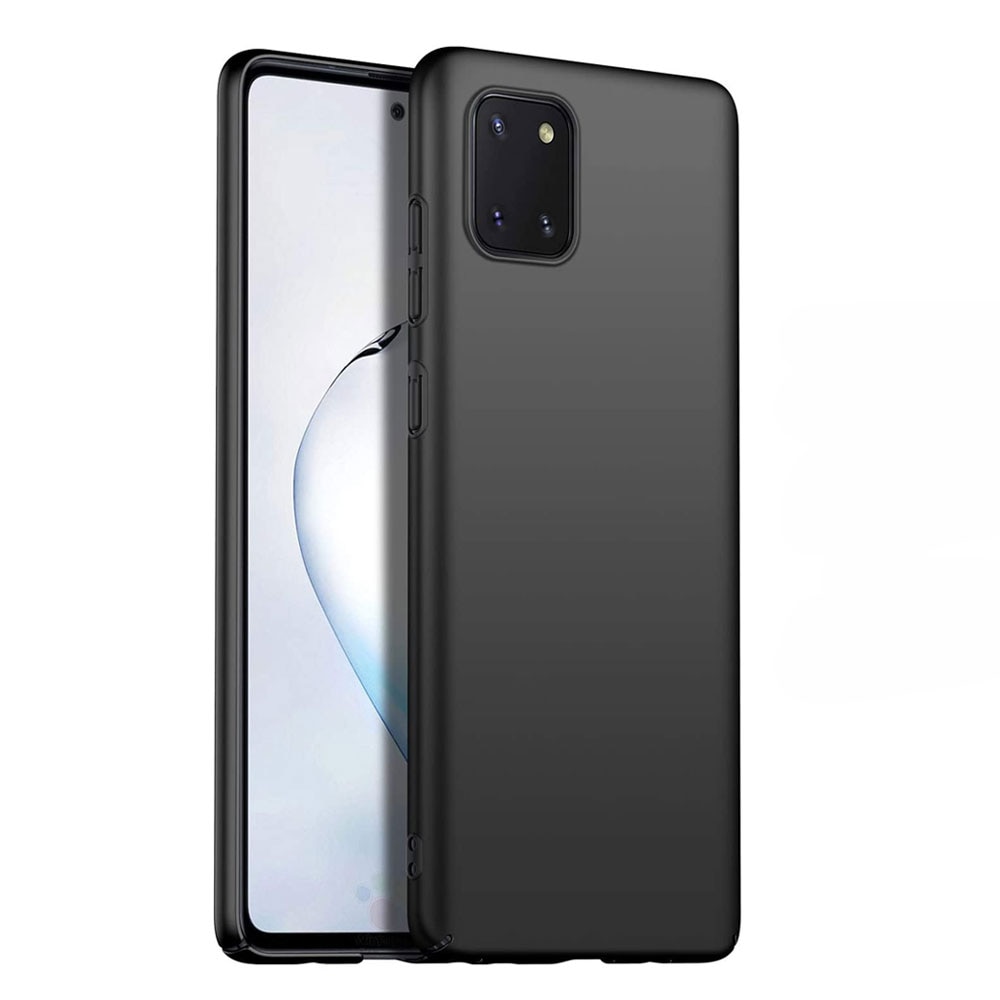 Husa pentru Samsung Note 10 Lite - silicon ultraslim, jelly, mat, Neagra - iShield