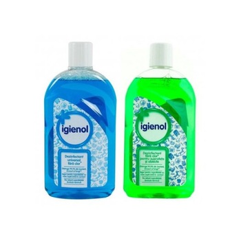 Set curatenie Dezinfectant universal Igienol Pine Fresh, 1000 ml+ Dezinfectant fara clor Igienol Eucalipt 1000 ml Set curatenie Dezinfectant universal Igienol Pine Fresh, 1000 ml+ Dezinfectant fara clor Igienol Eucalipt 1000 ml