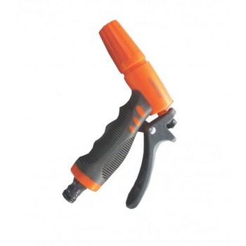 Pistol pentru udat cu blocator, debit reglabil, 3 jeturi, Lumytools LT36710 Pistol pentru udat cu blocator, debit reglabil, 3 jeturi, Lumytools LT36710