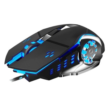 Mouse Gaming Techstar® Silent, 3200 DPI, 6 Butoane, LED RGB, Macro Mouse Gaming Techstar® Silent, 3200 DPI, 6 Butoane, LED RGB, Macro
