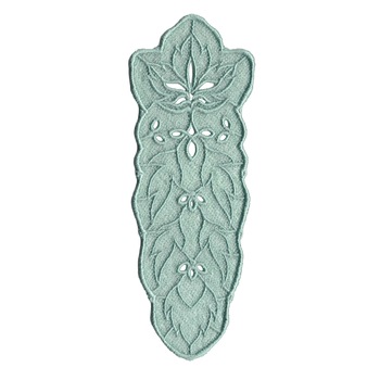 Semn de carte brodat LaRue, frunze, vernil, 17.4 cm Semn de carte brodat LaRue, frunze, vernil, 17.4 cm