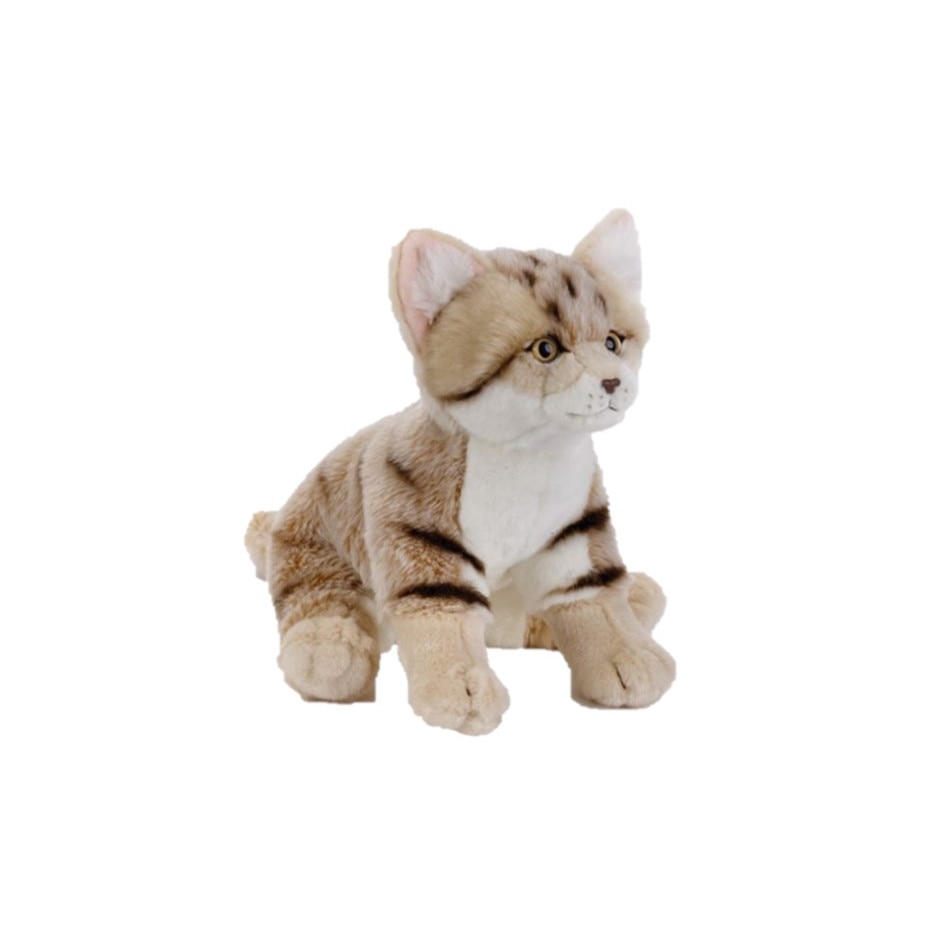 Jucarie de plus Venturelli National Geographic pisica de nisip 26 cm