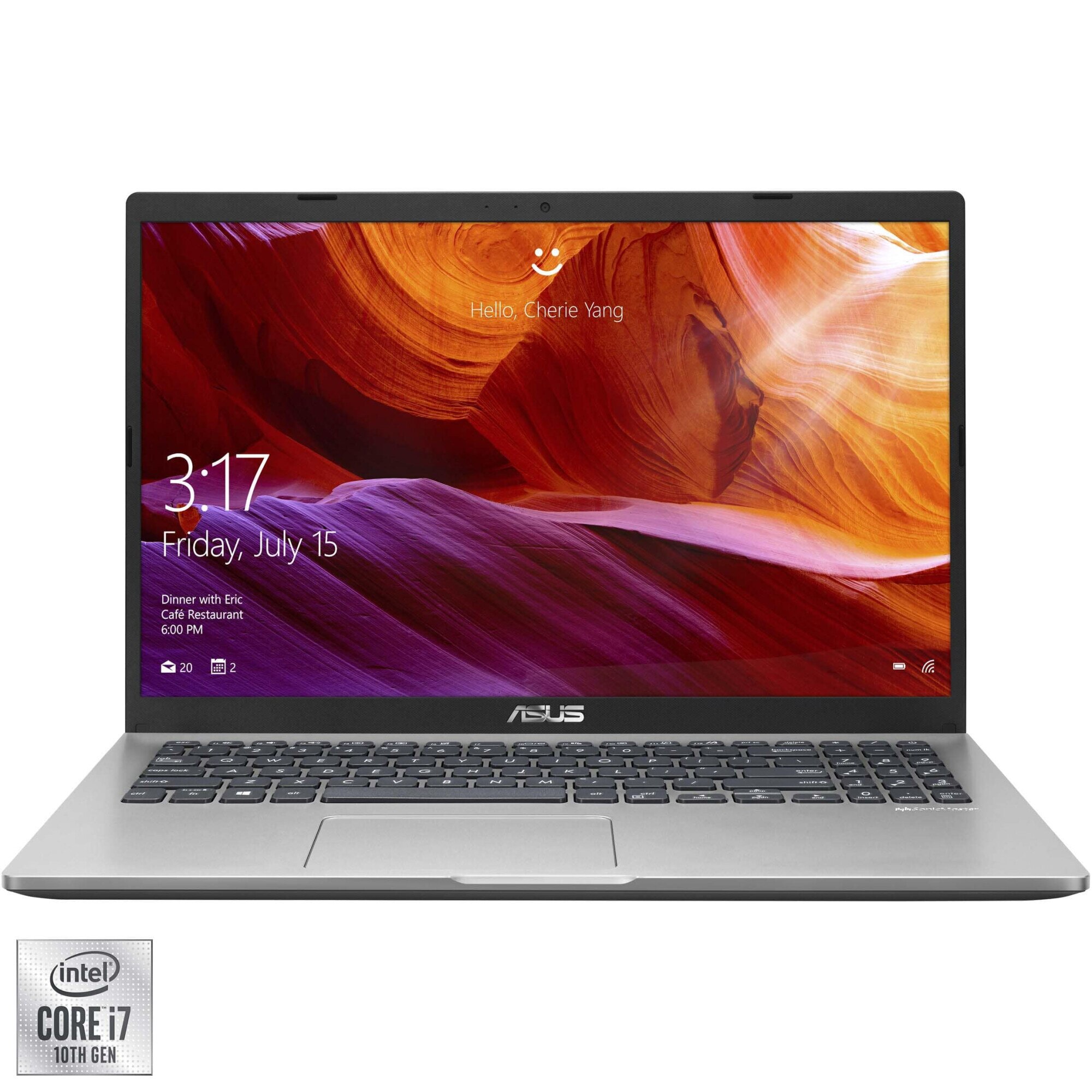 Laptop ASUS X509JP cu procesor Intel® Core™ i7-1065G7 pana la 3.90