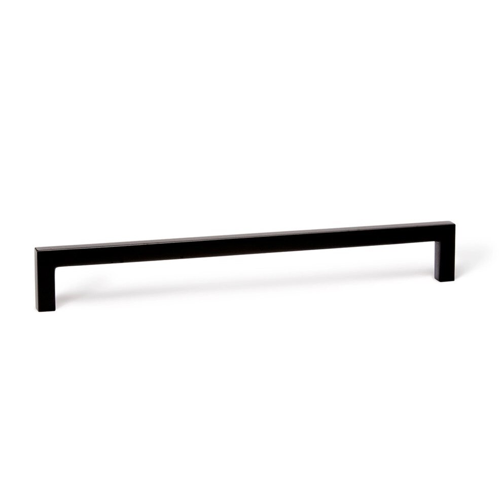 Maner pentru mobilier U, negru, L:168,5 mm