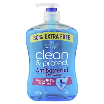 Sapun lichid antibacterian clean & protect, Astonish 650 ml Sapun lichid antibacterian clean & protect, Astonish 650 ml
