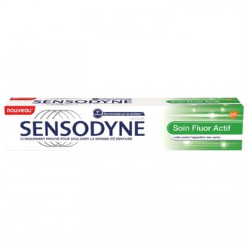 Pasta Dinti Sensodyne White Fluor Actif, 75 ml, Aroma Menta, Igiena Orala Pasta Dinti Sensodyne White Fluor Actif, 75 ml, Aroma Menta, Igiena Orala