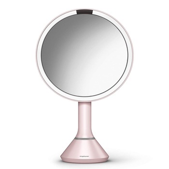 Oglinda cosmetica cu senzor, 23 cm, Pink - simplehuman Oglinda cosmetica cu senzor, 23 cm, Pink - simplehuman