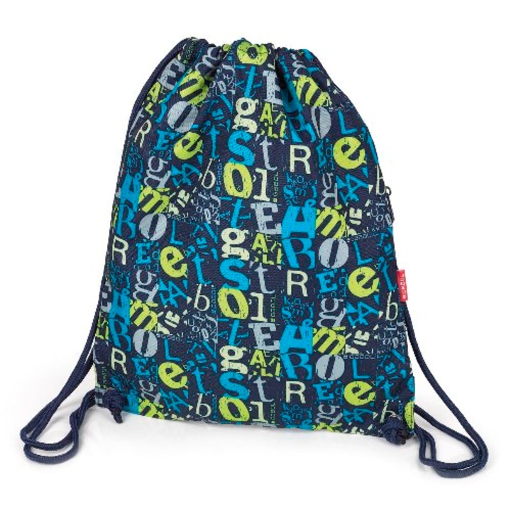 Sac sport pentru copii, Gabol, material textil, model Marker, Bleumarin