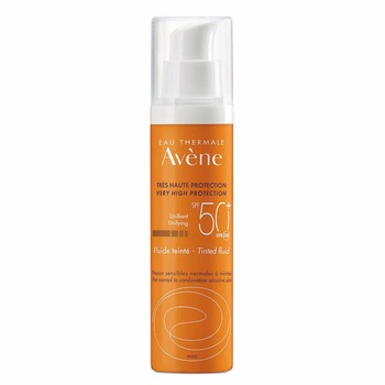 Lotiune nuantatoare cu protectie solara Avene SPF 50+ pentru piele normala si mixta, 50 ml Lotiune nuantatoare cu protectie solara Avene SPF 50+ pentru piele normala si mixta, 50 ml