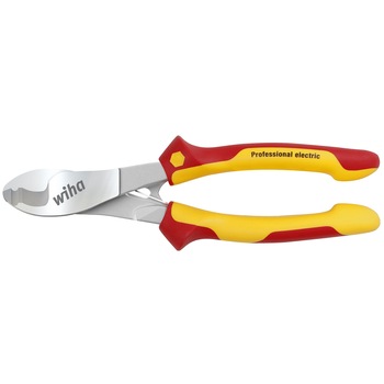 Cleste sfic pentru cabluri de Cu, Al, izolat la 1000 V, cromat, WIHA, 180 mm Cleste sfic pentru cabluri de Cu, Al, izolat la 1000 V, cromat, WIHA, 180 mm