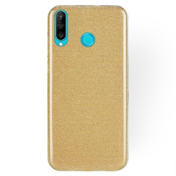 Husa Huawei P30 Lite, Glitter / Sclipici, Gold