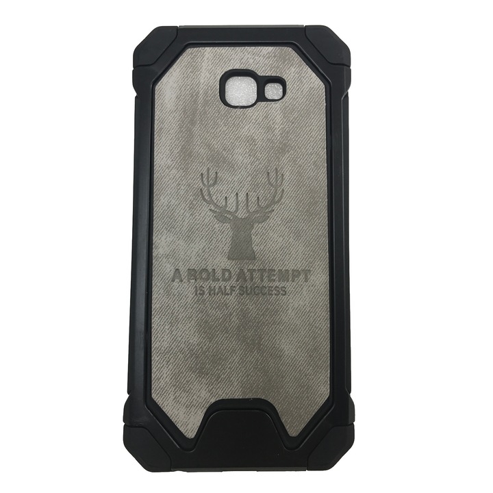 Husa compatibila cu Samsung Galaxy J4+ 2018, Carcasa cu Protectie, Deer, Gri
